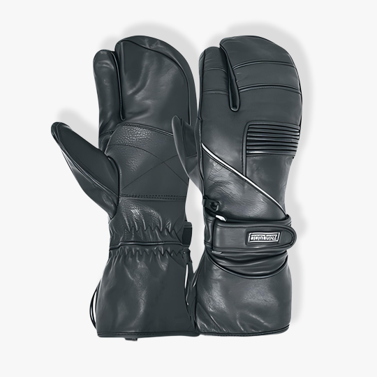Mens Motorcycle Leather Mittens  2207