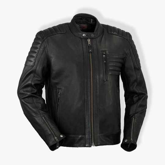 Defender – Men’s Leather Motorcycle Jacket