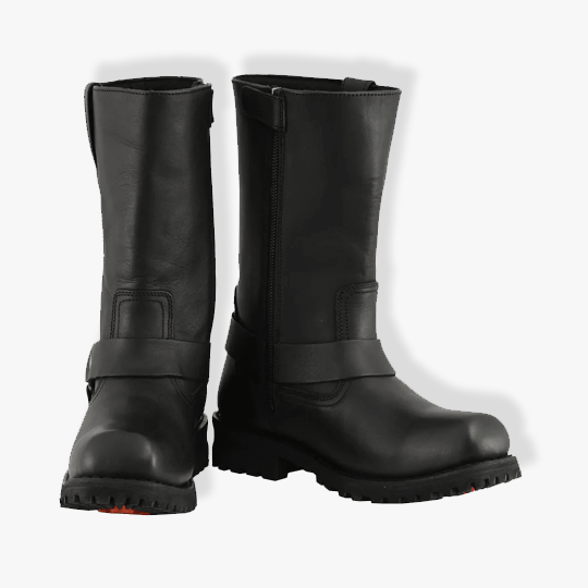 Milwaukee Leather MBM131 Men’s Black 11-Inch Classic Square Toe Harness Boots