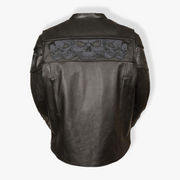 Reflective Skulls Leather Jackets