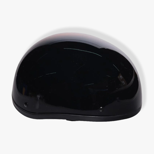 Gloss Black Beanie Shinny