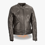 Load image into Gallery viewer, Women Naked Cowhide Motorcycle Jacket
