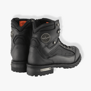 Milwaukee Leather MBM9080 Men’s Black 6-Inch Lace To Toe Boots With Gear Shift Protection