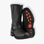 Load image into Gallery viewer, Milwaukee Leather MBM131 Men’s Black 11-Inch Classic Square Toe Harness Boots
