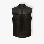 Load image into Gallery viewer, Mens Naked Leather Motorcycle Vest
