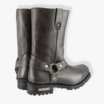 Load image into Gallery viewer, Milwaukee Leather MBM9005 Men’s Distressed Brown Water-Resistant 11-Inch Square Toe Harness Boots
